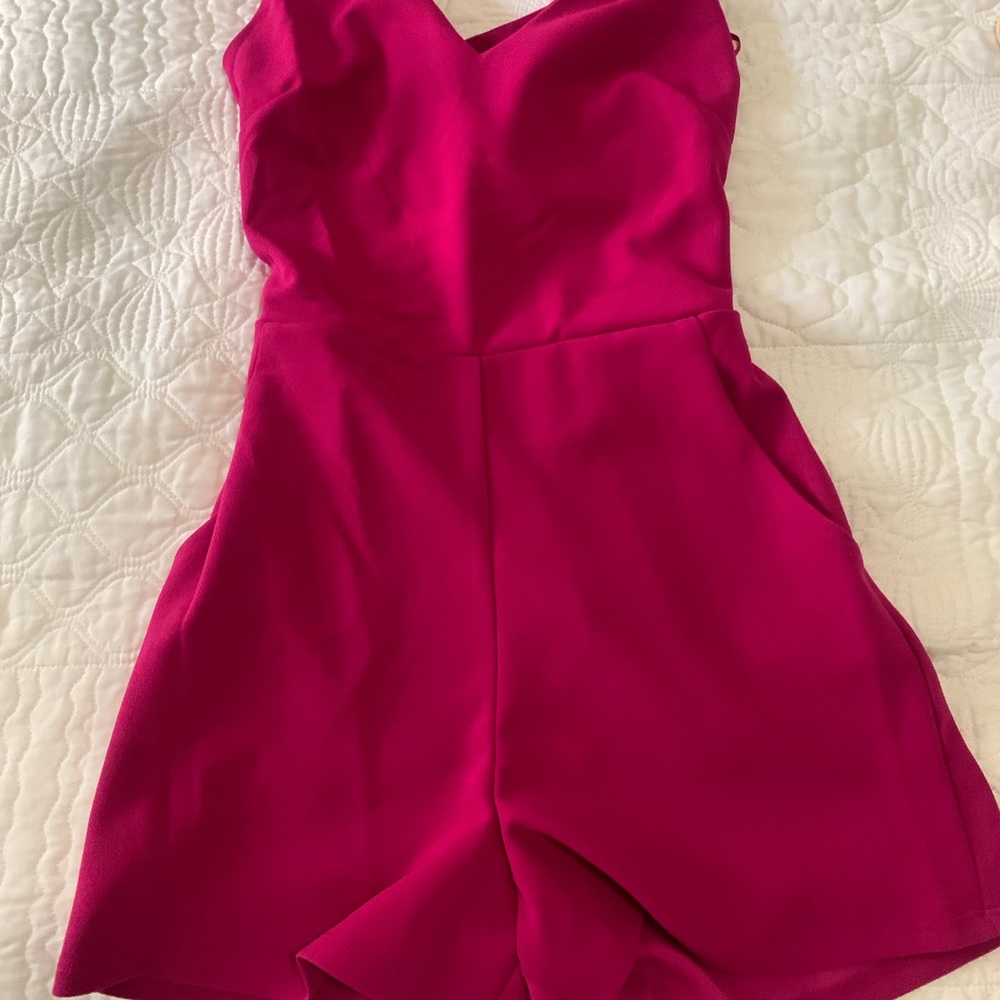 Pink romper